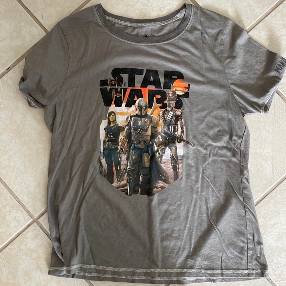 Star Wars Mandalorian T-shirt Shirt Size 2XL Disney